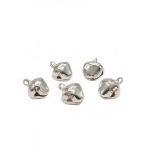 Metal Zil 20Mm Gümüş Askılı 24 lü