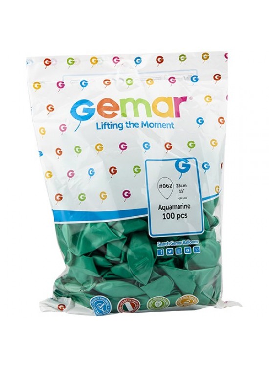Metalik Balon Gm110 28Cm 100 Lü S.Yeşili 062