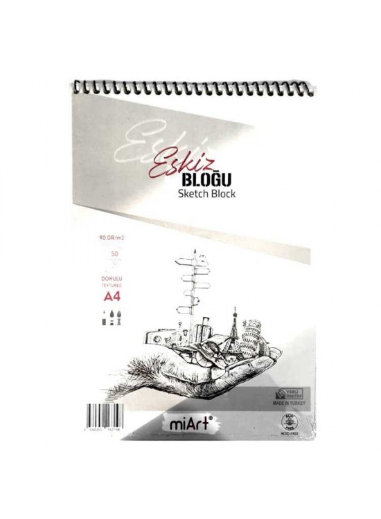 Miart Eskiz Defteri A4 90 Gr 50 YP