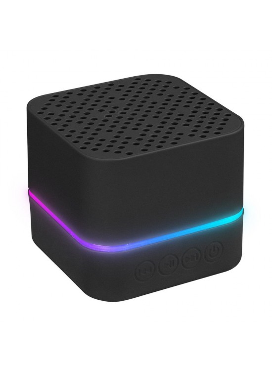 Mikado MD-18BT Siyah DC 5V-USB TF Kartlı Bluetoothlu Led Işklı Şarjlı Speaker