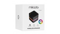 Mikado MD-18BT Siyah DC 5V-USB TF Kartlı Bluetoothlu Led Işklı Şarjlı Speaker