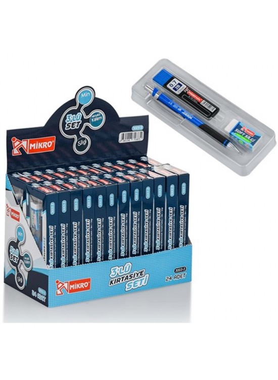 Mikro Kırtasiye Seti 0.7 MM St. 3003-3