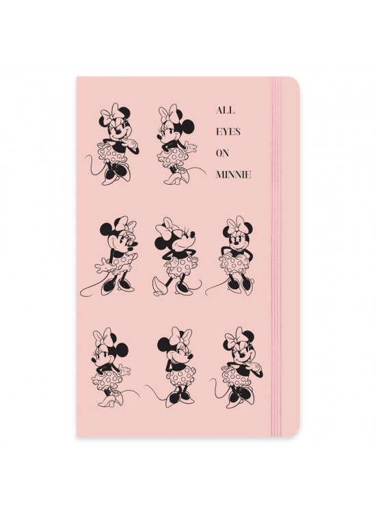 Minnie Lastikli Defter Ciltli 13x21 80 Yp Çizgili