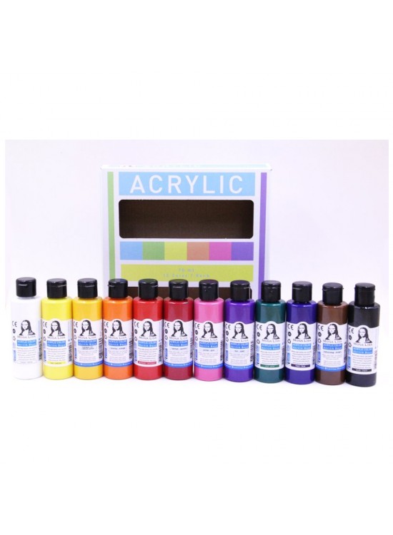 Mona Lisa Akrilik Boya 12x70 ML Set