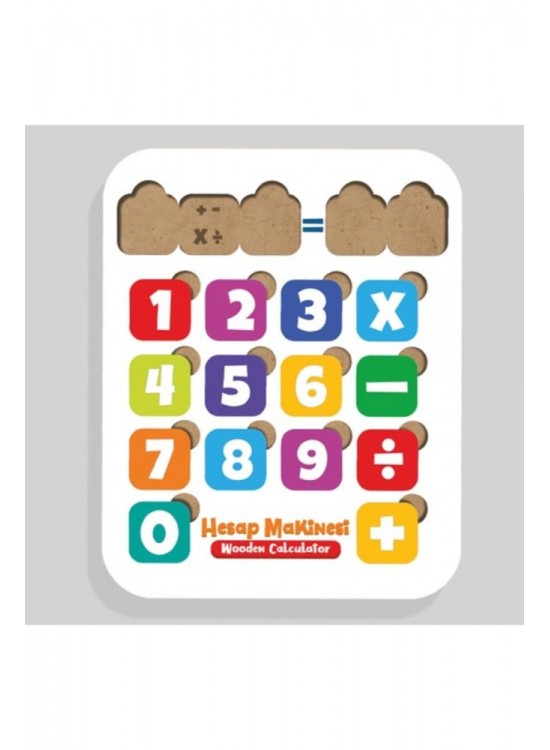 Moon Beavers Ahşap Hesap Makinesi
