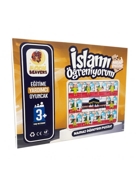 Moon Beavers İslamı Öğreniyorum Puzzle Serisi Erkek Namaz