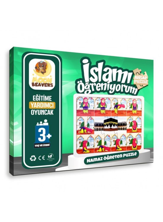Moon Beavers İslamı Öğreniyorum Puzzle Serisi Kız Namaz