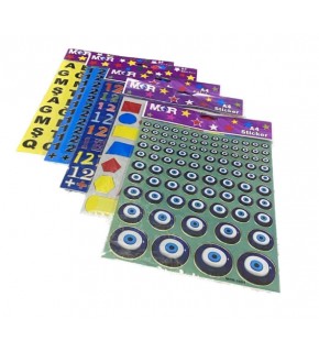 Mor Pvc Sticker (1 Adet)