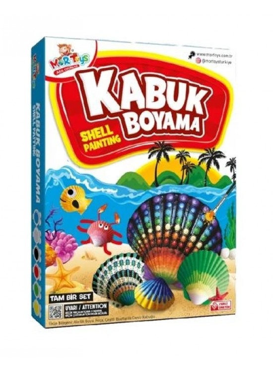 Mor Toys Kabuk Boyama Seti 9749