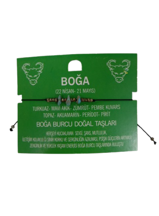 Mor Toys Mavi Doğal Burç Bileklik (1 Adet)