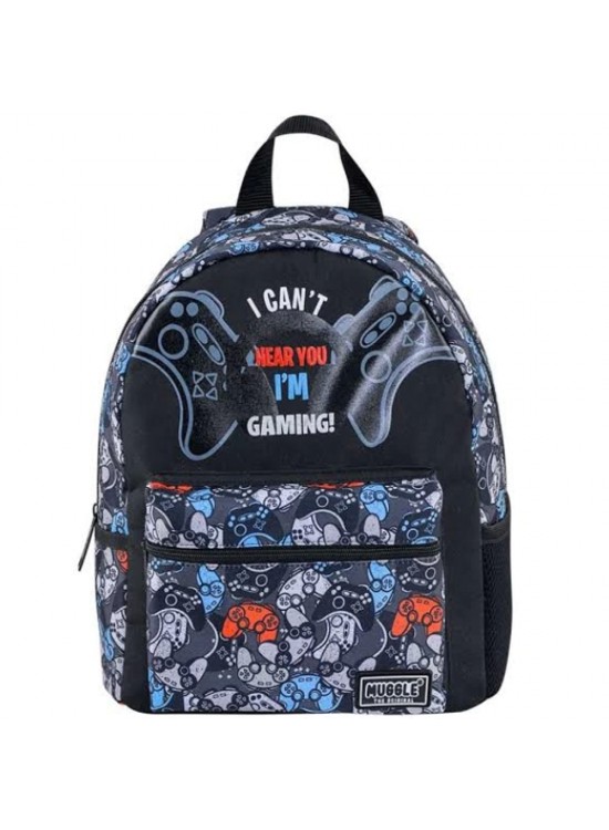 Muggle Anaokul Çantası Game Over Siyah Mu-9406