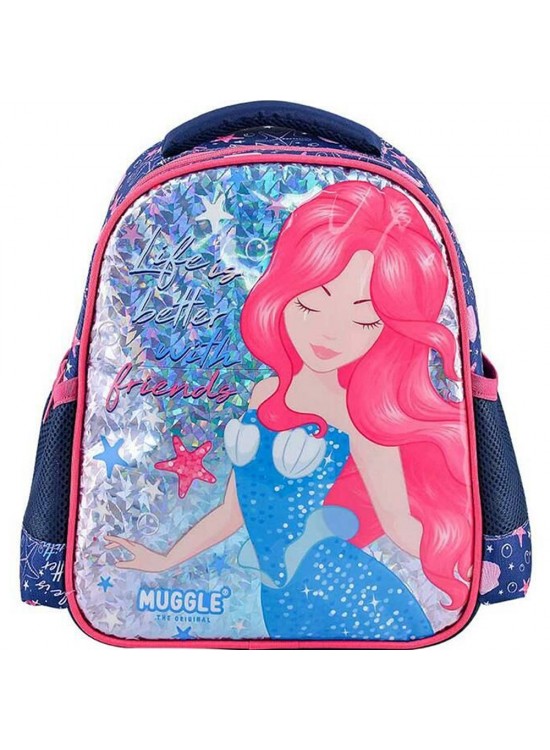 Muggle Anaokul Çantası Marmaid Lacivert Mu-3663