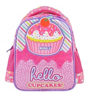 Muggle Anaokulu Çantası Cup Cake Pembe Mu-7075