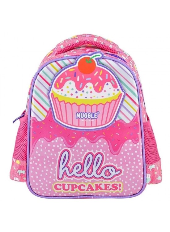 Muggle Anaokulu Çantası Cup Cake Pembe Mu-7075