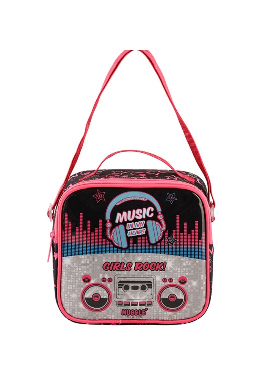 Muggle Anaokulu Çantası Music Siyah Mu-7167
