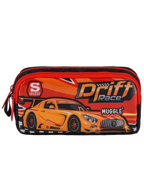 Muggle Kalem Çantası Drift Car Siyah Mu-9536
