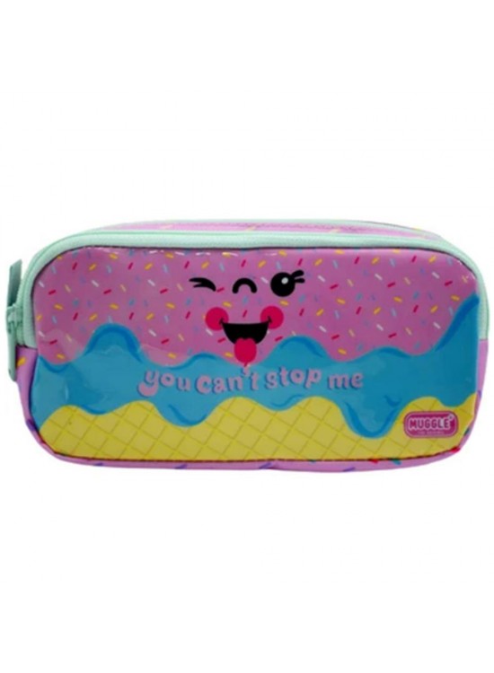 Muggle Kalem Çantası Pink Ice Cream Pembe Mu-8713