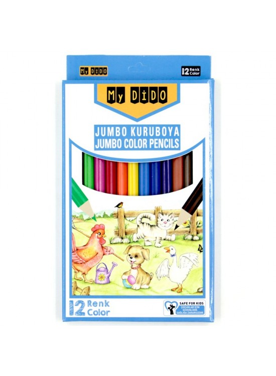 My Dido Kuru Boya Jumbo Tam Boy 12 Renk MYK03