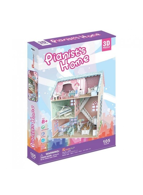 Nc 3D Karton Puzzle Pianist Home
