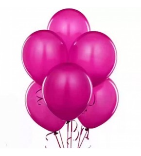 Nedi Balon Düz Renk Fuşya 100 LÜ PM-72099