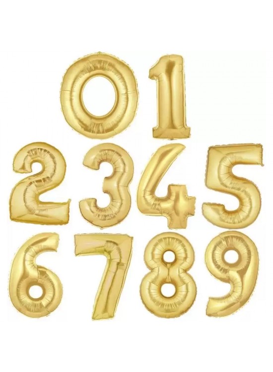 Nedi Balon Folyo 40 Rakam Altın 3 10774