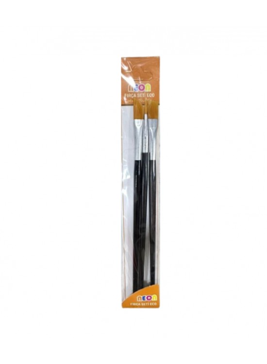Neon 3 Lü Fırça Seti Hkd-139