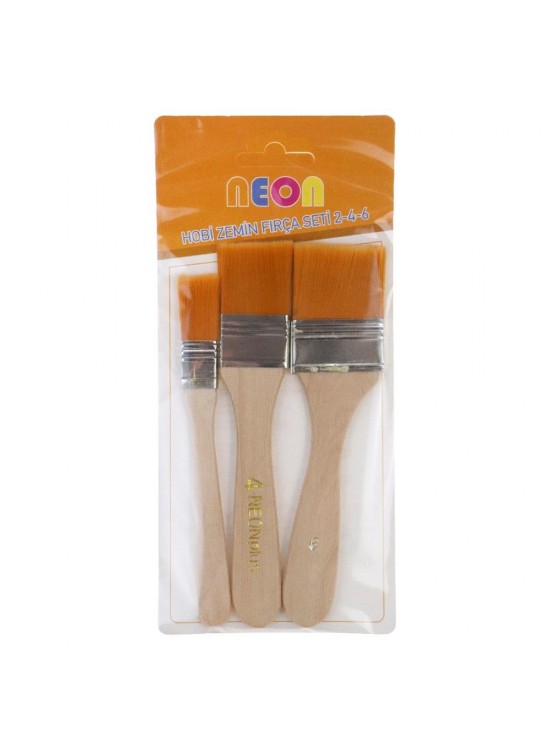Neon 3 Lü Fırça Seti Hkd-82
