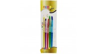 Neon 5 Li Fırça Seti Hkd-150 Silikon Tutma Yerli