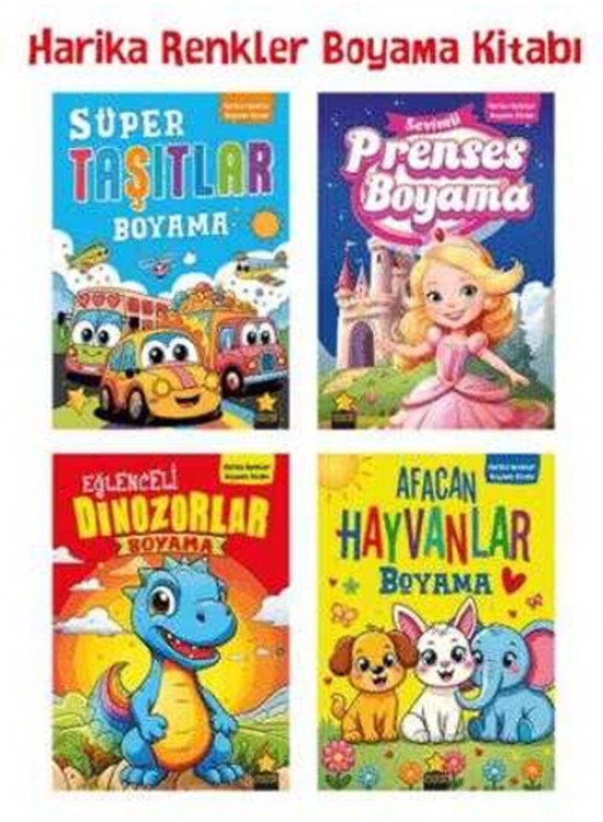 Nesil Harika Renkler Boyama Kitabı (1 Adet)