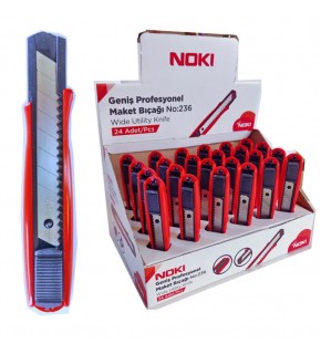 Noki Geniş Profesyonel Maket Bıçağı No:236