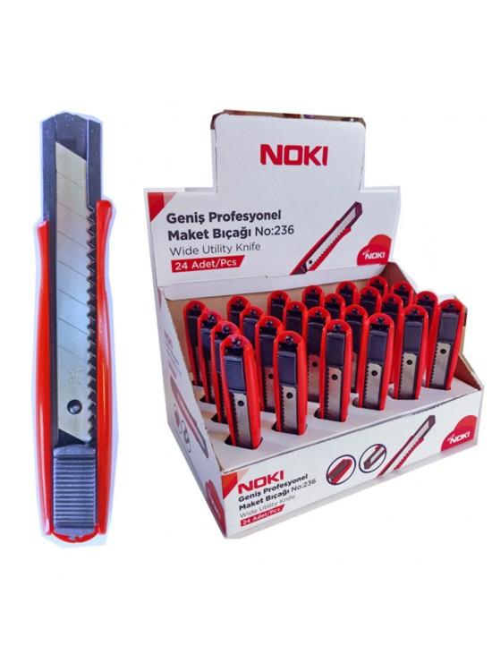 Noki Geniş Profesyonel Maket Bıçağı No:236