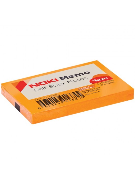 Noki Yapışkanlı Not Kağıdı Memo 50x75 Limon Sarı No:12006S (1 Adet)