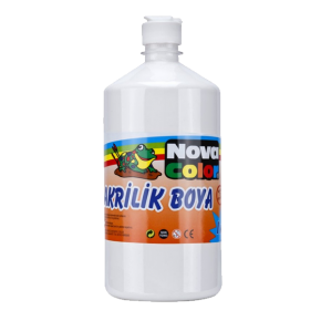 Nova Color Akrilik Boya 1 KG Beyaz NC-225