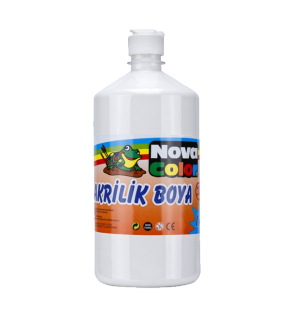 Nova Color Akrilik Boya 1 KG Beyaz NC-225