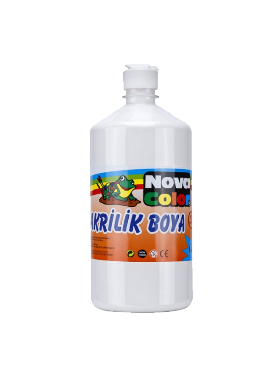 Nova Color Akrilik Boya 1 KG Beyaz NC-225