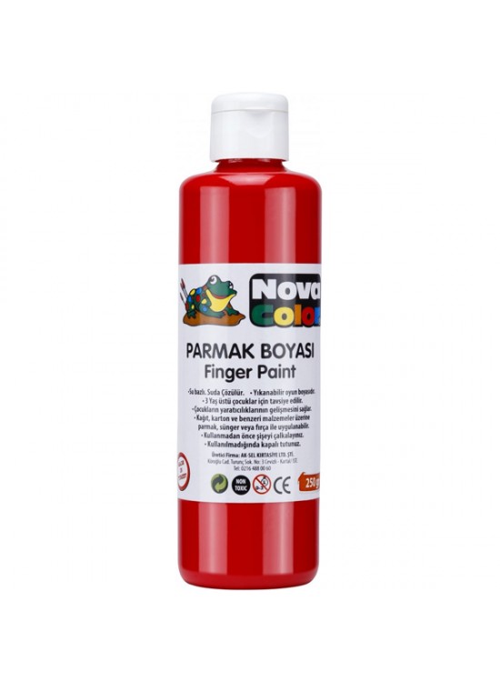 Nova Color Parmak Boyası Kırmızı 250 GR NC-442