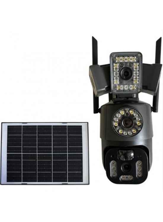 Okam O-KAM 3918 4G 6MP Dual Lens - Solar Panel - Sim Kart Destekli - PTZ Kamera