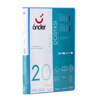 Önder Katalog (Sunum) Dosyası PP Öncepli 20 Li Siyah 1220-3