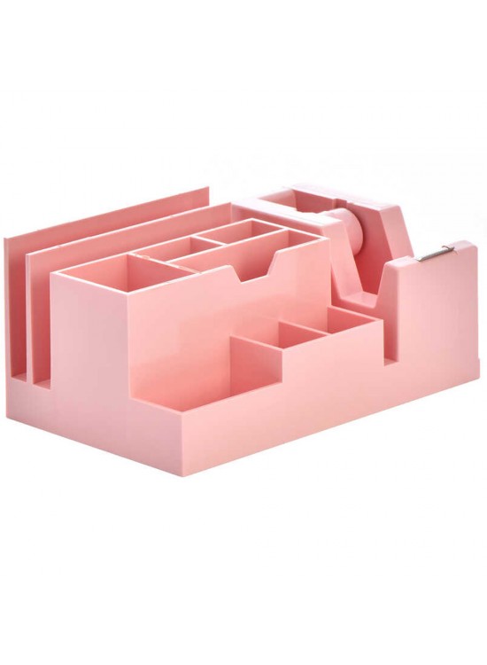 Ops Masa Seti Kalemlik Bant Makinalı Plastik Pastel Pembe KLM 301
