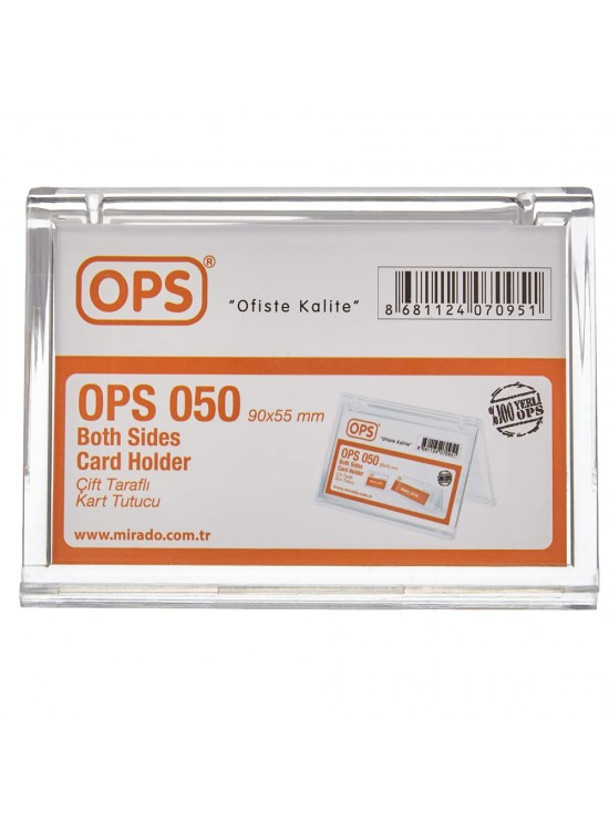 Ops Sergileme Ürünü 2 Taraflı Yatay Tutuculu Kartvizitlik Dp 050