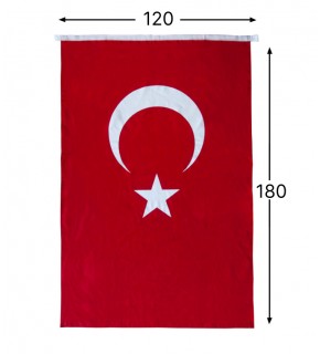 Ormi Türk Bayrağı 120x180cm