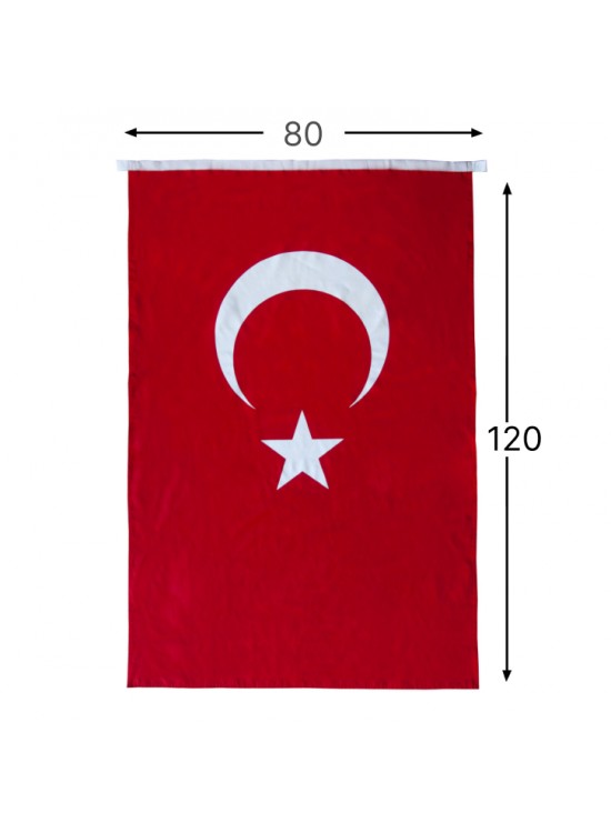 Ormi Türk Bayrağı 80x120cm