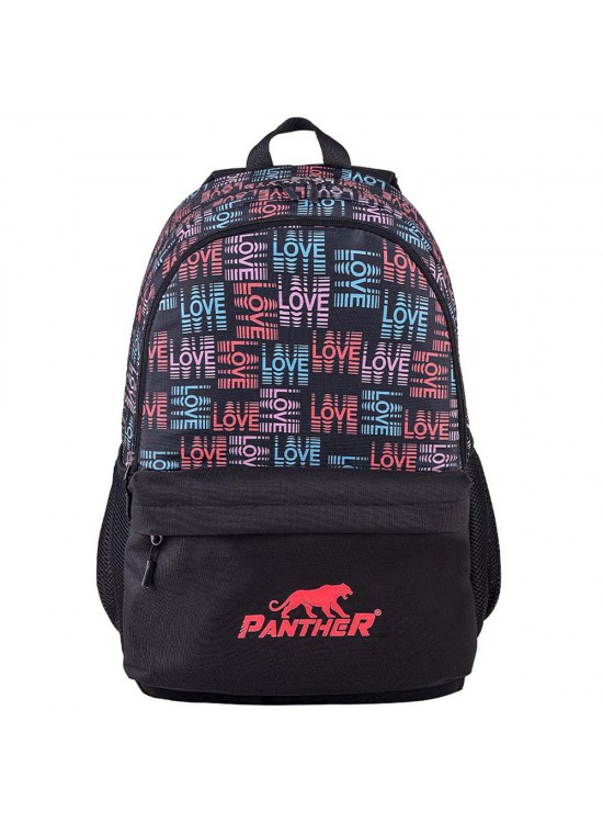 Panther Sırt Çantası Love Desenli Pt-3930