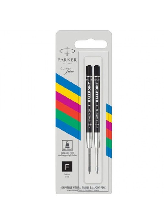 Parker Ekonomik Tükenmez Refill 2 Li Bls F Uç Siyah