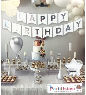 Parti Ustası Banner Happy Birtday