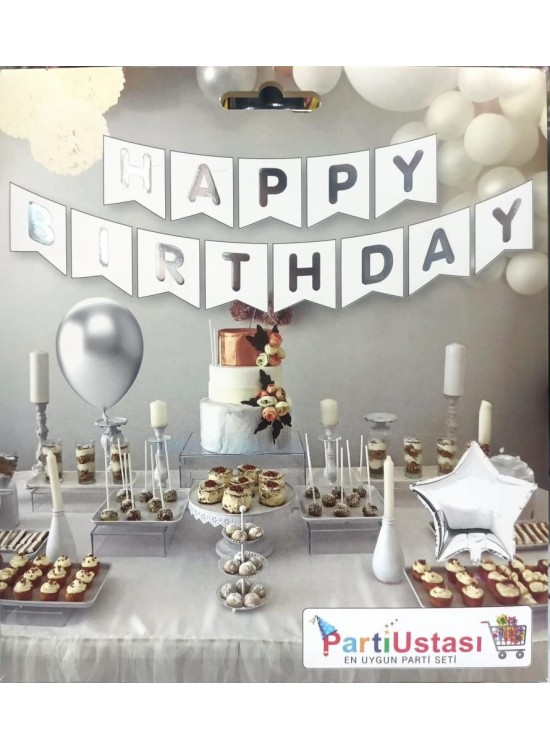 Parti Ustası Banner Happy Birtday
