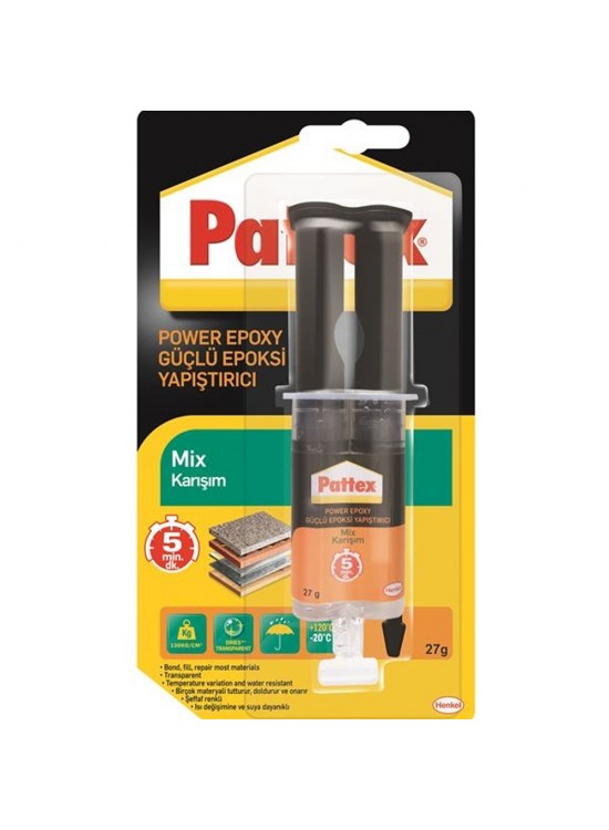 Pattex Yapıştırıcı Power Universal Mix Epoksi 27 GR 1380802