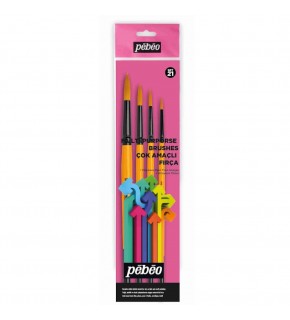 Pebeo Fırça Seti Yuvarlak No:2,5,8,12 4 Lü SET-21