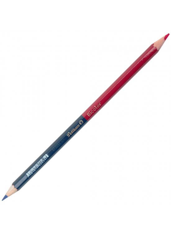 Pelikan Başlık Kalemi Kırmızı-Mavi 2 Uçlu (1 Adet)