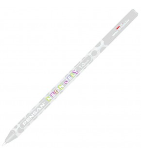 Pensan Jel Kalem Jely 1.0 MM Neon Beyaz 2801 (1 Adet)